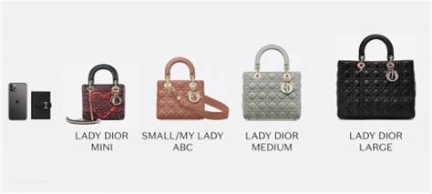 lady dior tamaños|Lady Dior.